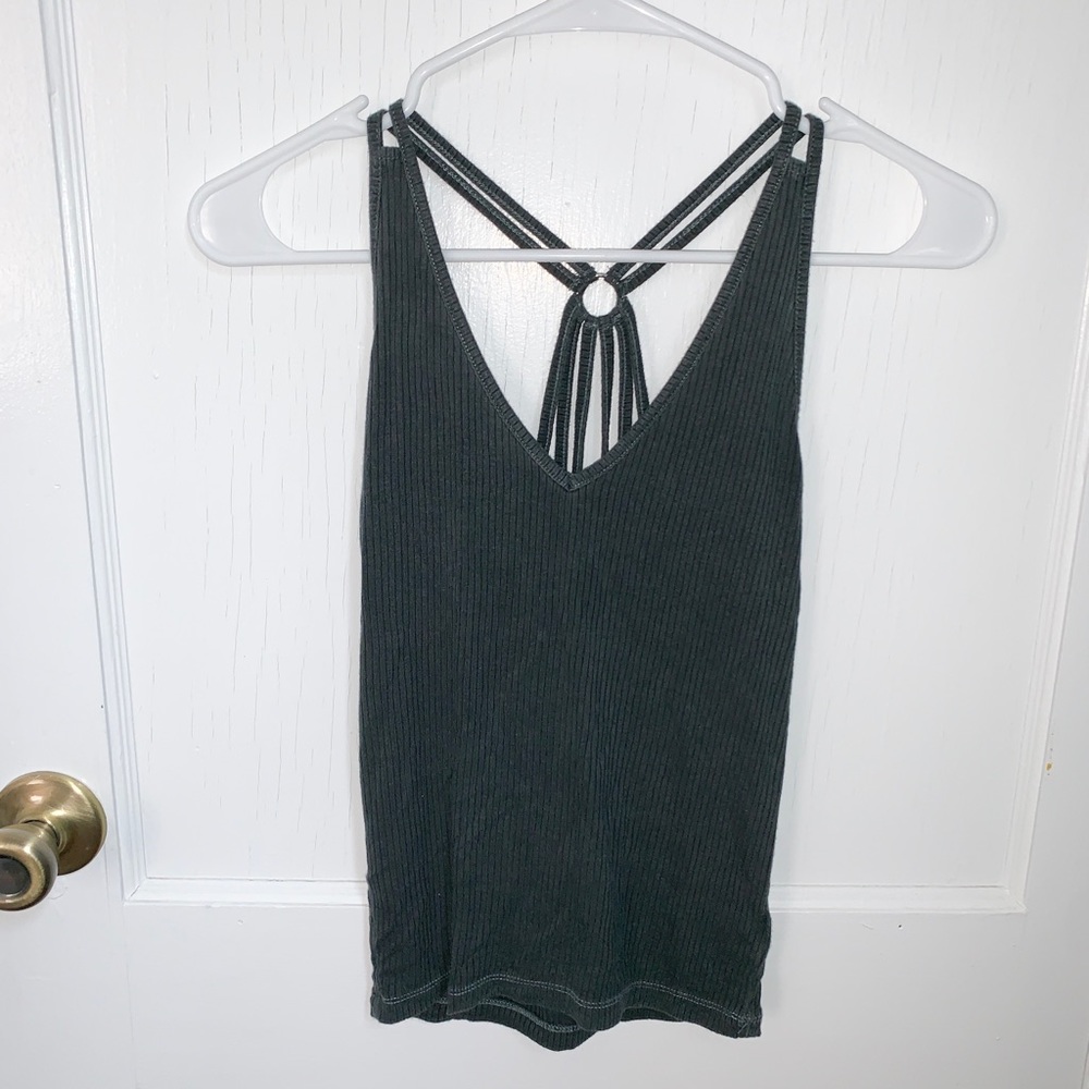 Strappy V neck Tank